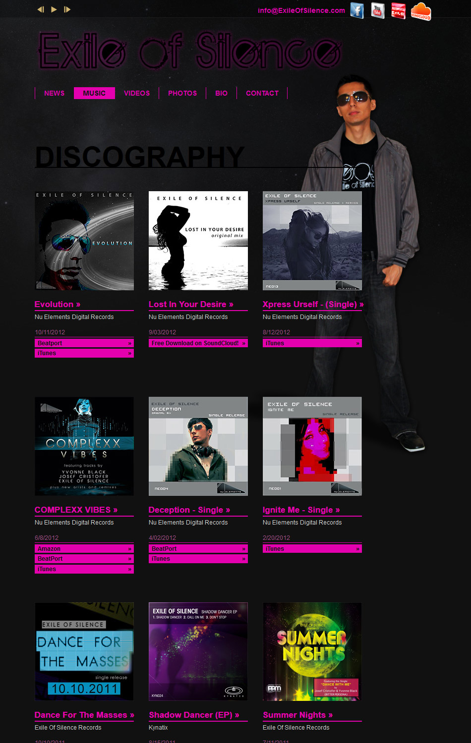 Exile of Silence Website