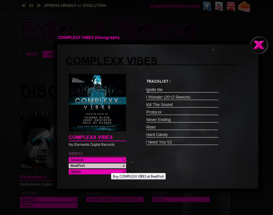 Exile of Silence Website